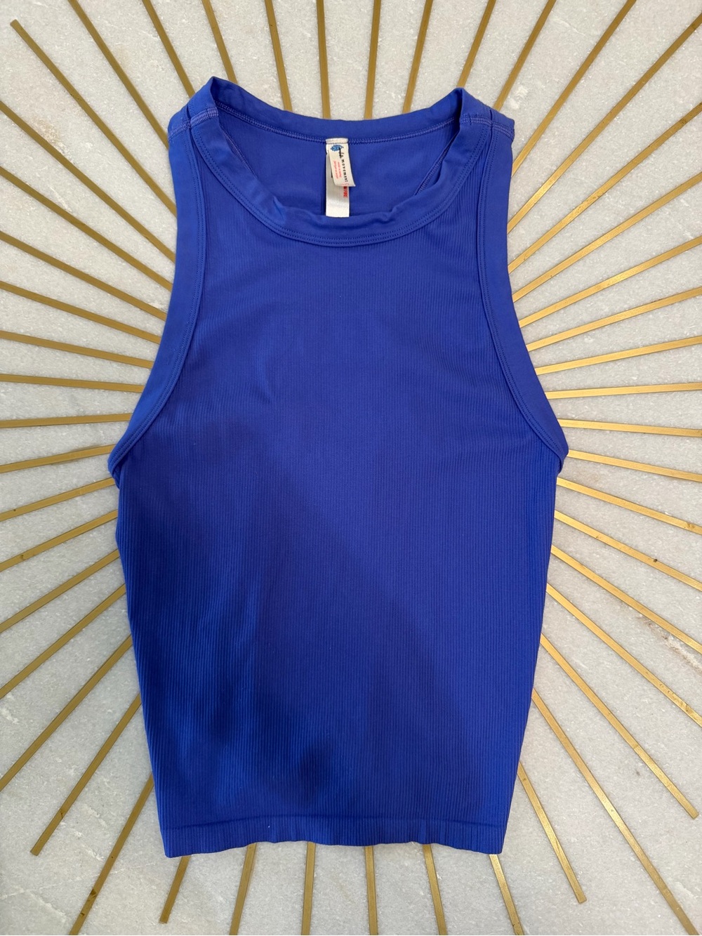 Free People Movement Ribbed High-Neck Tank Top